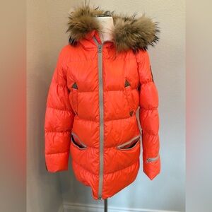Eleven Elves - Neon Orange Puffer Jacket - Women’s XL